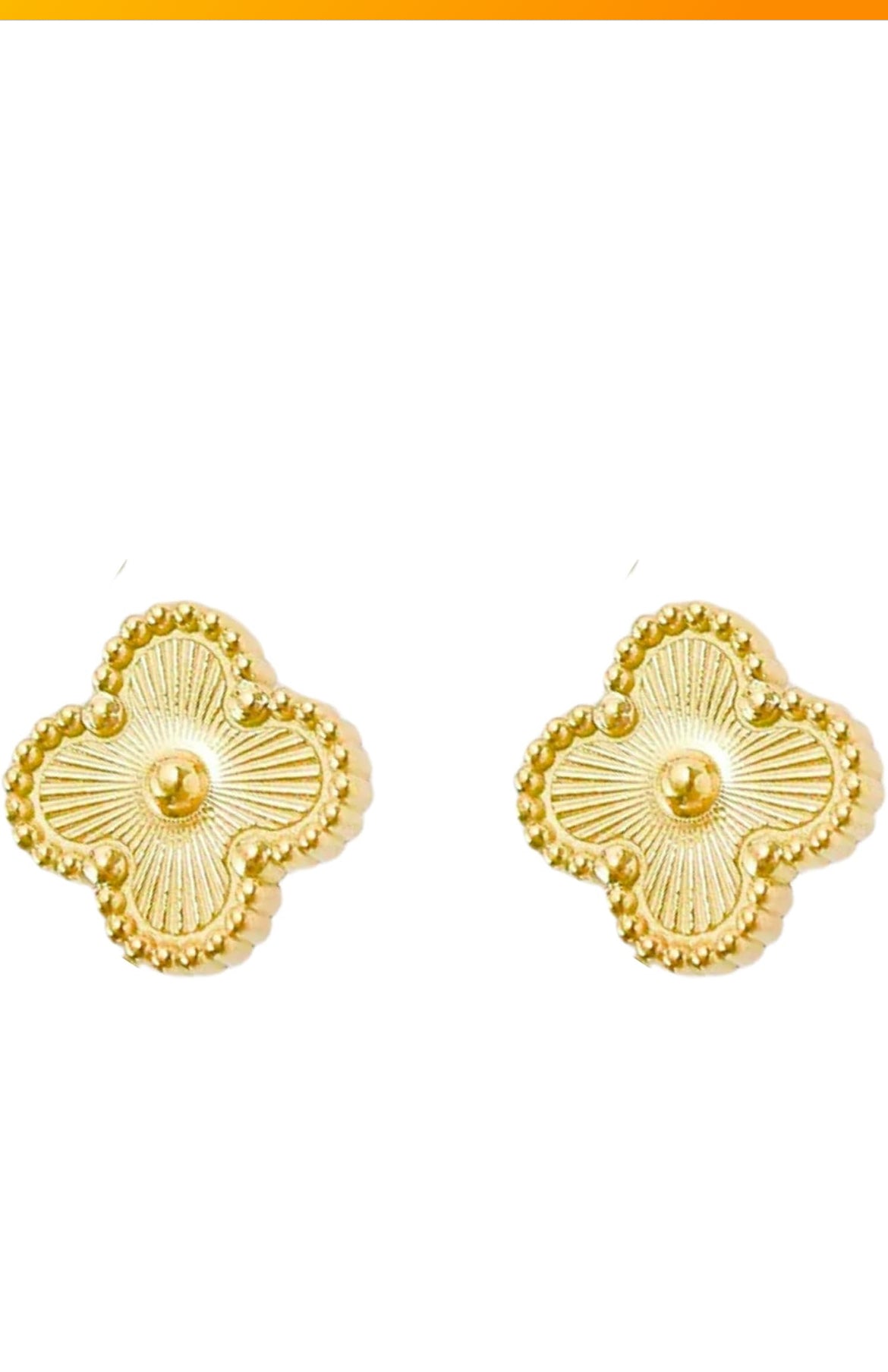 Clover studs earrings