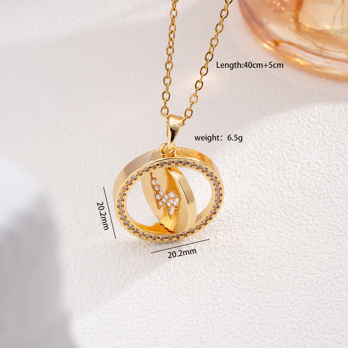 charmsCrafted antitarnish chain pendant — where you can flip the pendant and reuse it