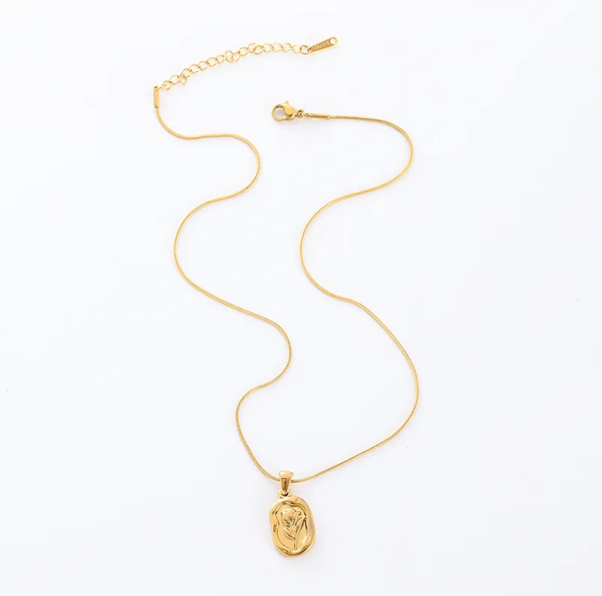 charmsCrafted lightweight trustedantitarnish , 18k gold palted chain pendant — for office, casual wear
