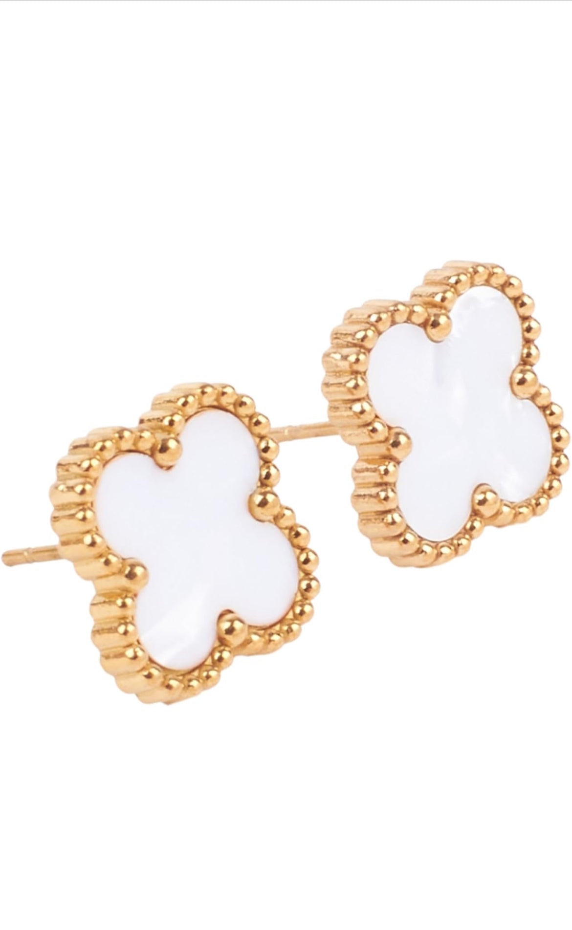 Clover studs earrings - CharmsCrafted