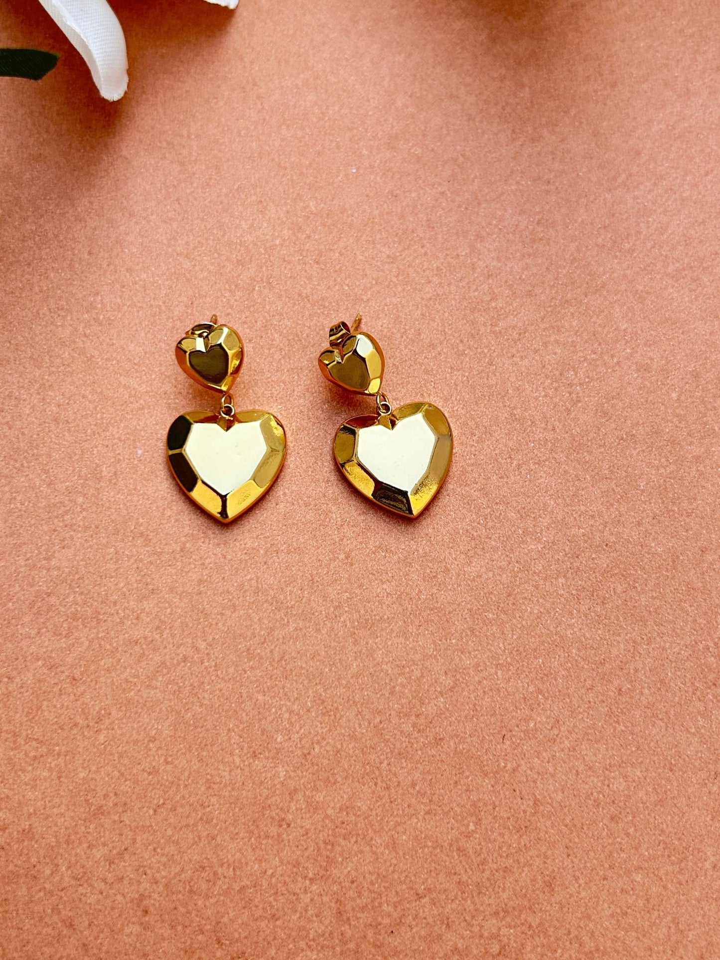 Golden Heartbeat Drops - CharmsCrafted