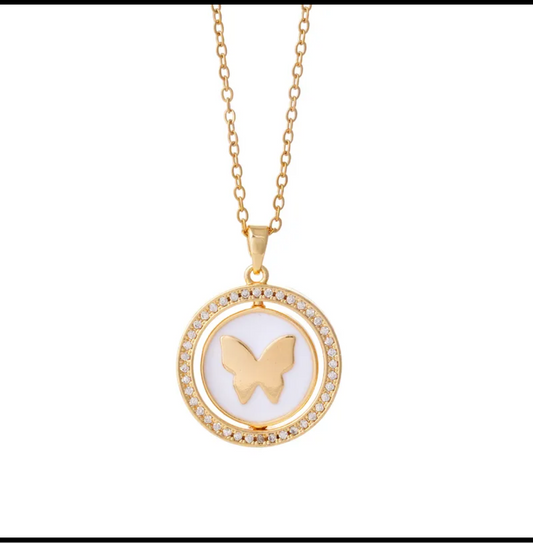charmsCrafted antitarnish  chain pendant — where you can flip the pendant and reuse it