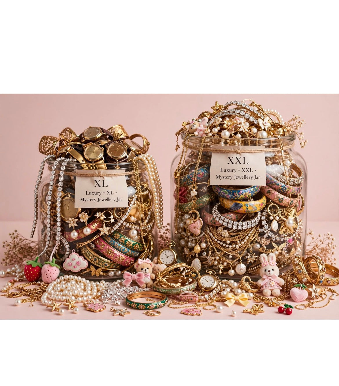 Viral mystery jar with no junk jewellery