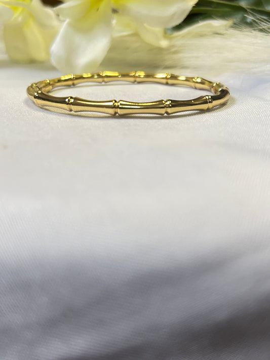 Adjustable Bamboo bracelet - CharmsCrafted