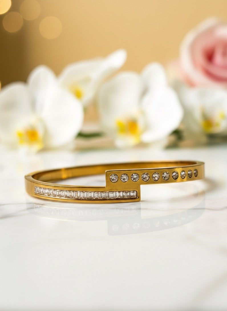 Close up of Dual studded bracelet - CharmsCrafted