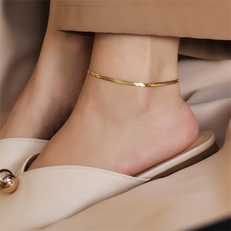 Gold Anklet - CharmsCrafted