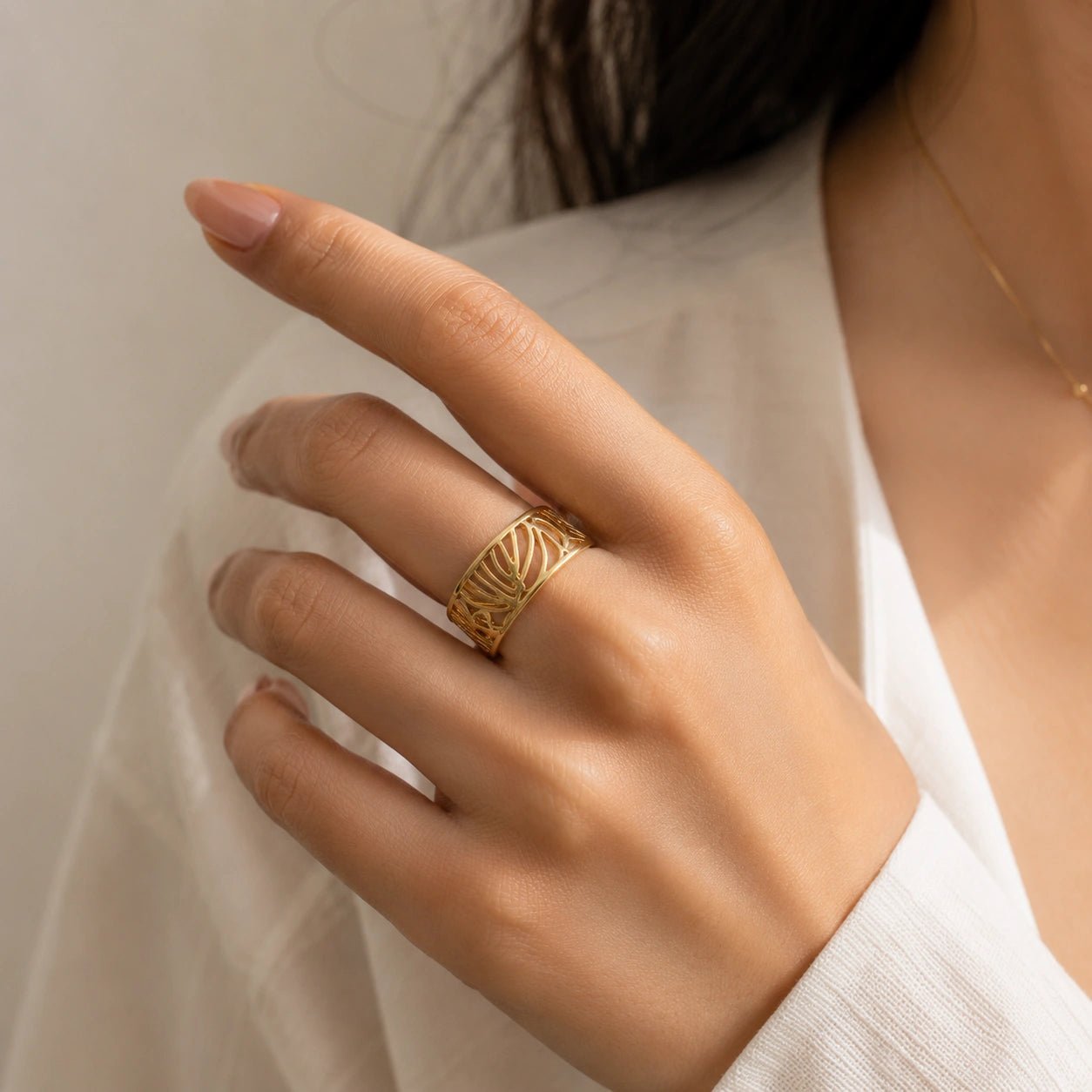 Leaf Ring - CharmsCrafted