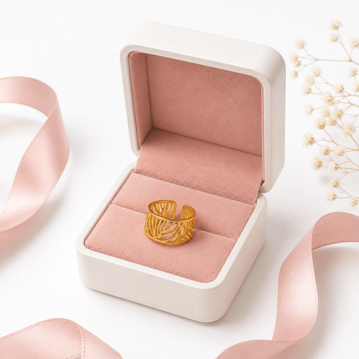 Leaf Ring - CharmsCrafted