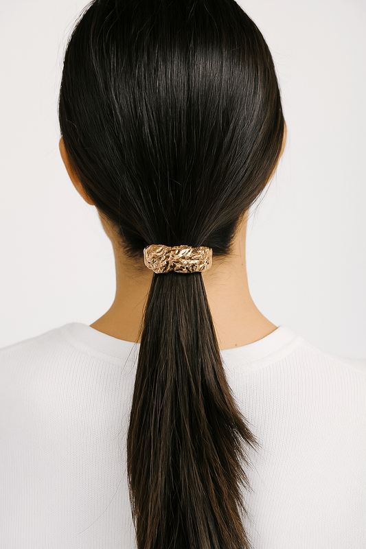 Moon statement metal hair tie - CharmsCrafted