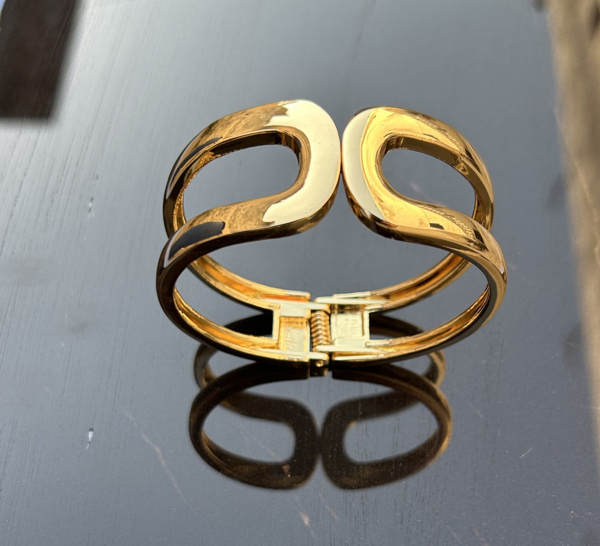 Closeup detail of Premium Bond Cuff - CharmsCrafted