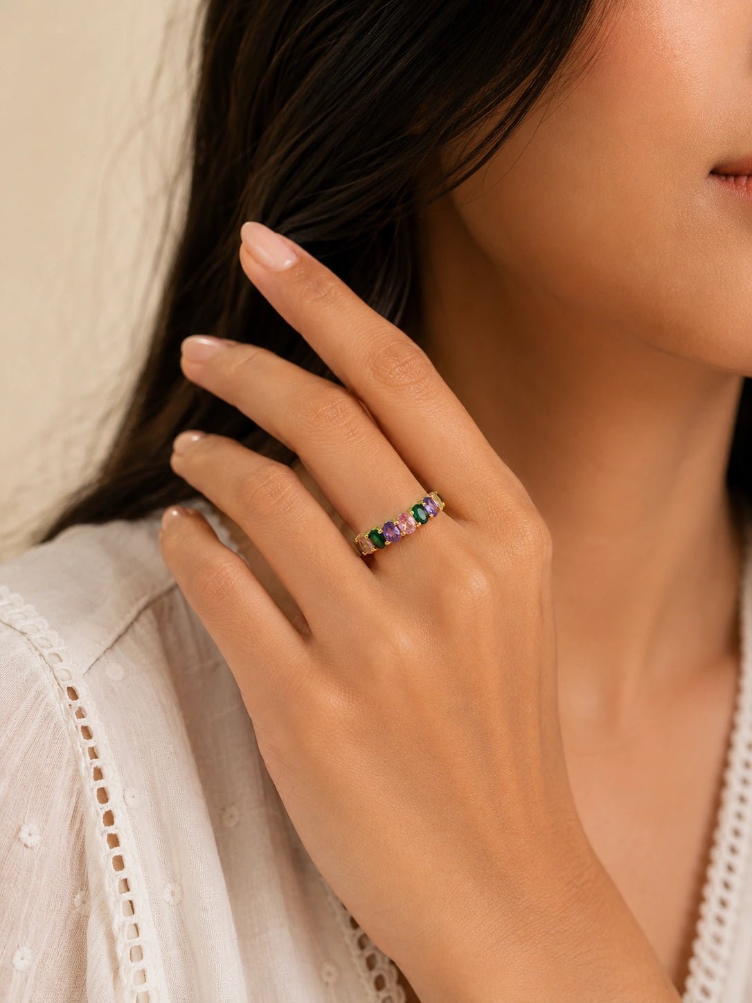 Rainbow Ring - CharmsCrafted