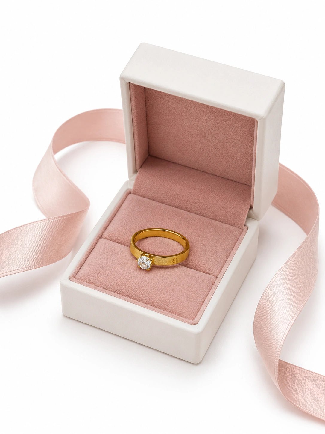 Solitare Ring - CharmsCrafted