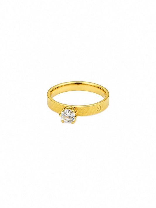 Solitare Ring - CharmsCrafted