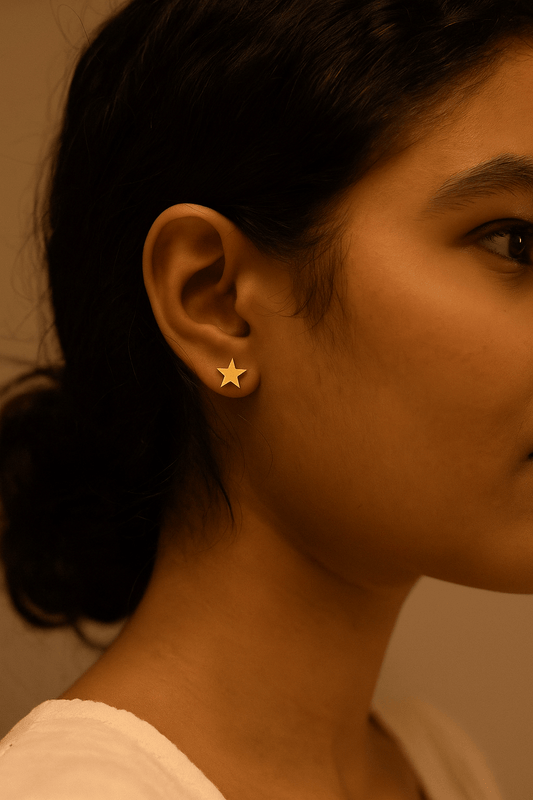 Star Golden studs - CharmsCrafted