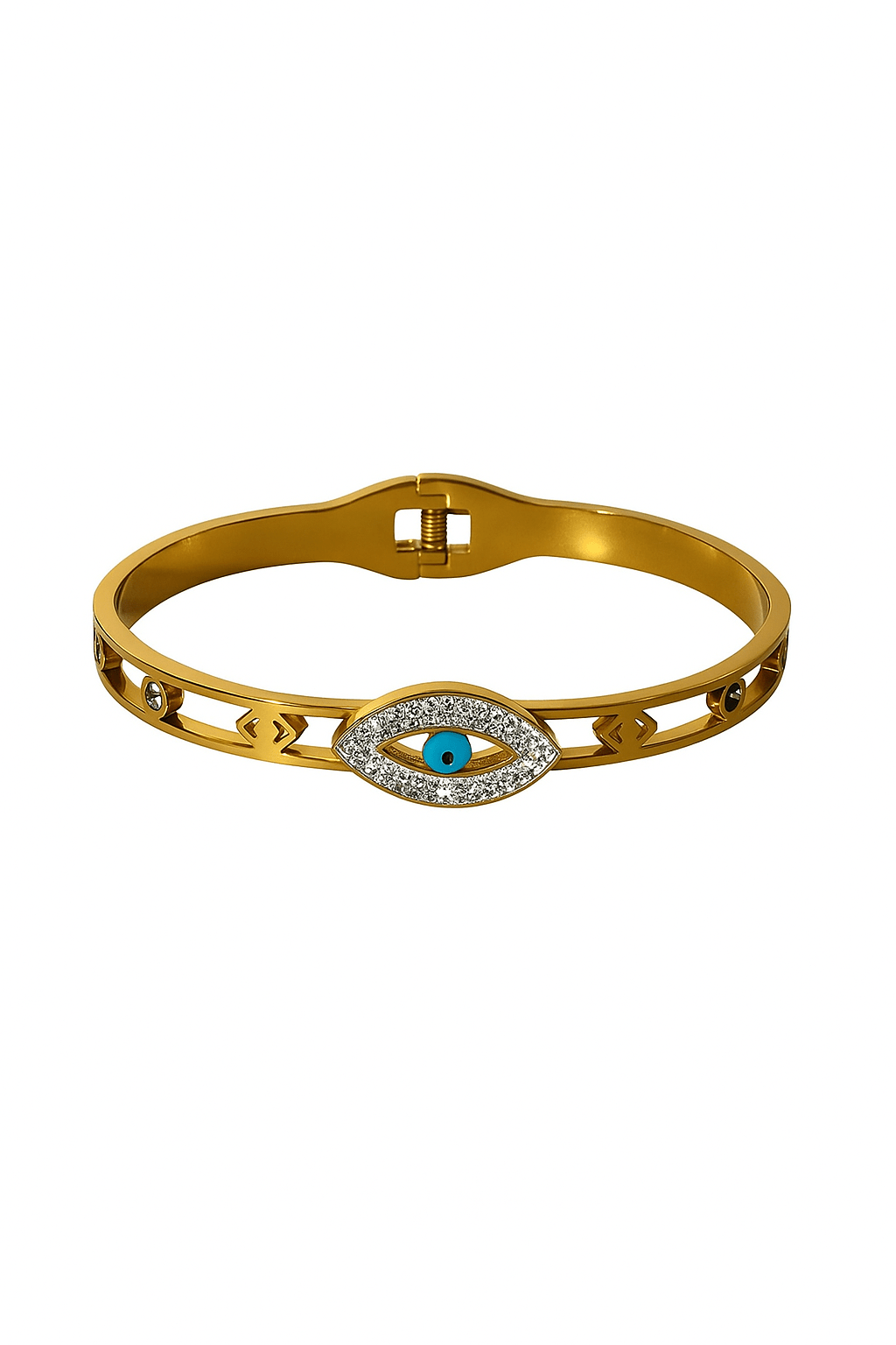Studded Evil Eye bracelet - CharmsCrafted